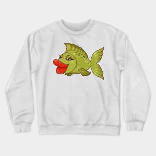 Big Lips Fish Crewneck Sweatshirt